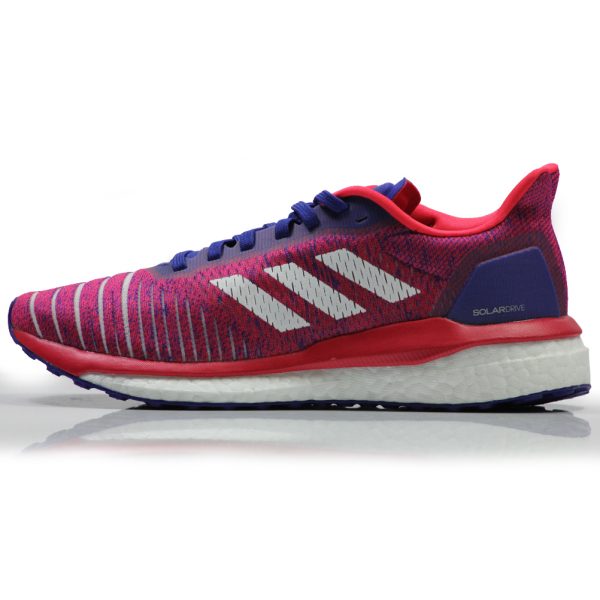 adidas Solar Drive Women's Running Shoe - Active Blue/Footwear White/Shock Red