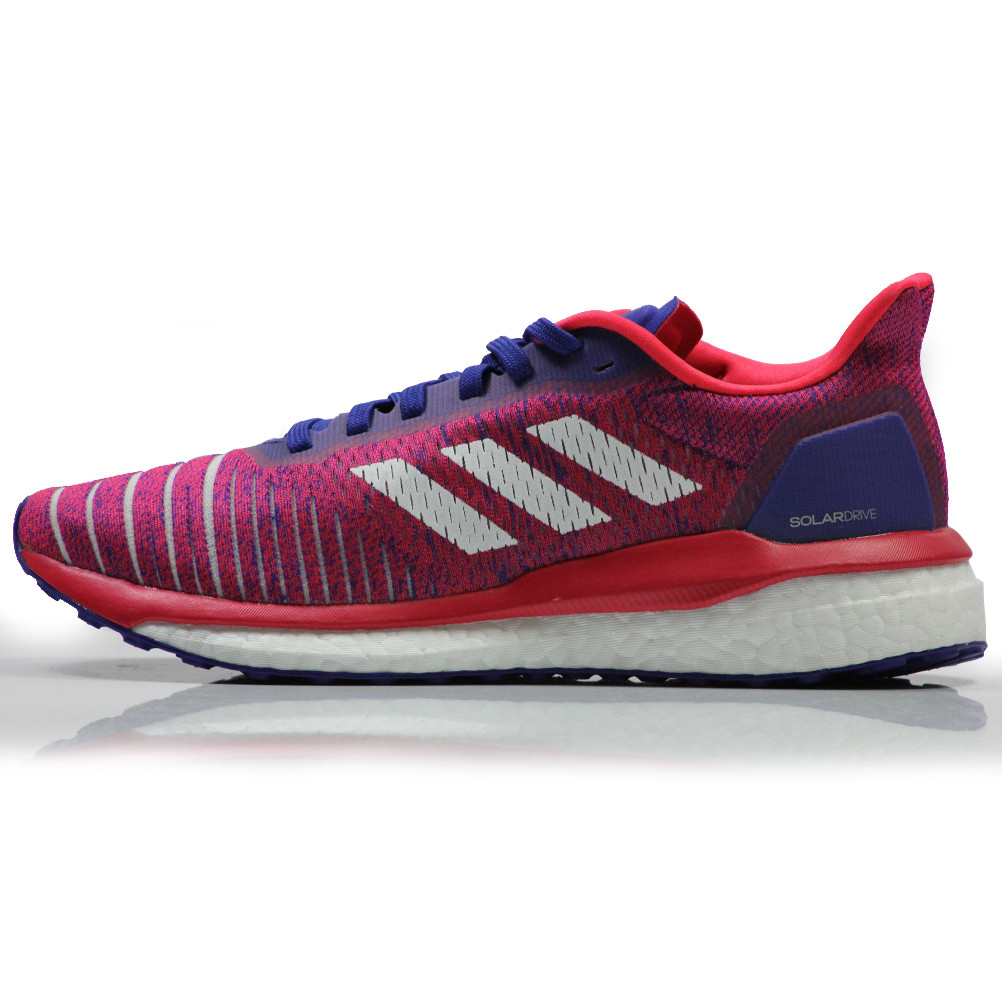 Tarjeta postal Habitat seda adidas Solar Drive Women's Running Shoe - Active Blue/Footwear White/Shock  Red | The Running Outlet