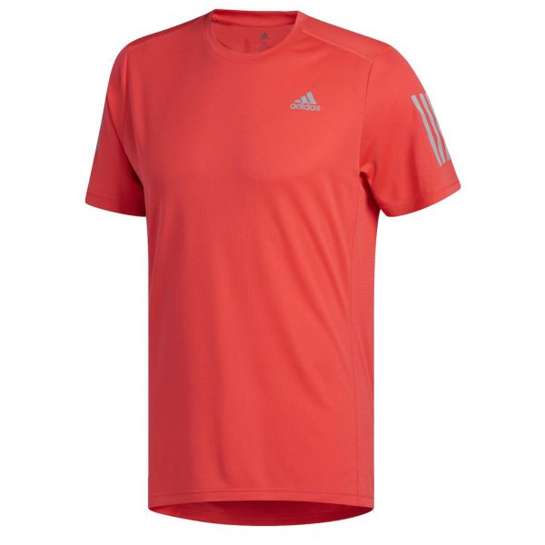adidas own the run mens tee red front