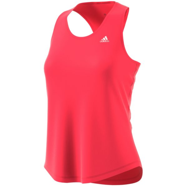 adidas run it womens tank red front