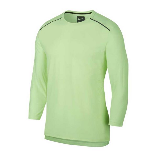 Nike Rise 365 three Quarter Men's Long Sleeve Tee Front View