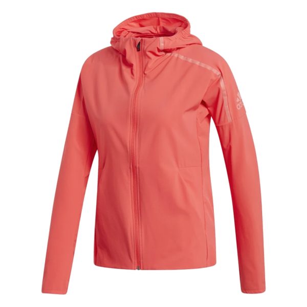 adidas Z.N.E Women's Running Jacket red front