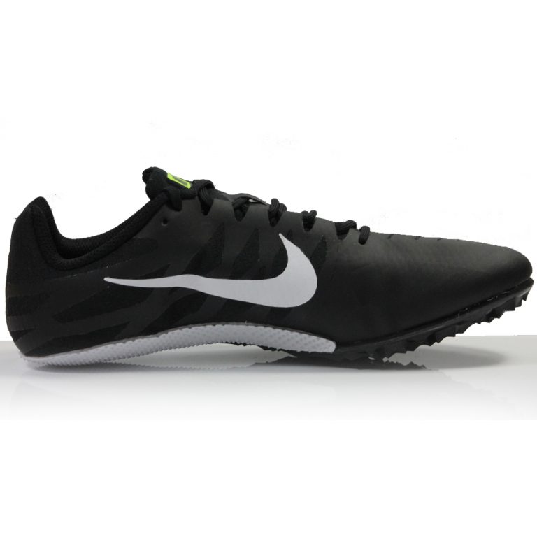 Nike Zoom Rival S 9 Unisex Track Spike - Black/White | The Running Outlet