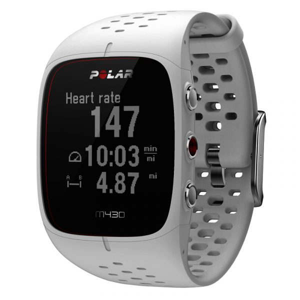 Polar M430 GPS Running Watch white front