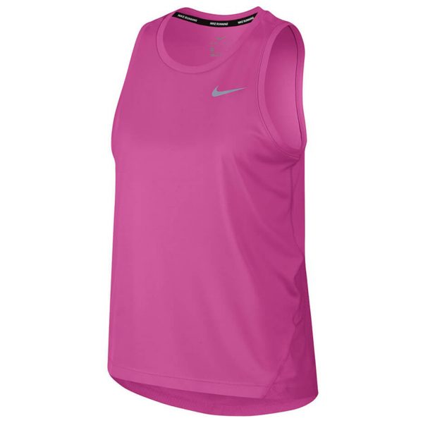 Nike Miler Women's Running Tank fuchsia front