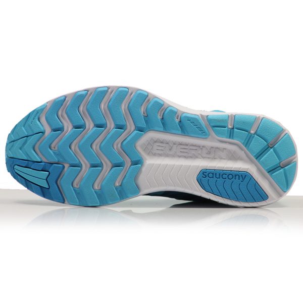 Saucony Ride ISO Women's blue sole