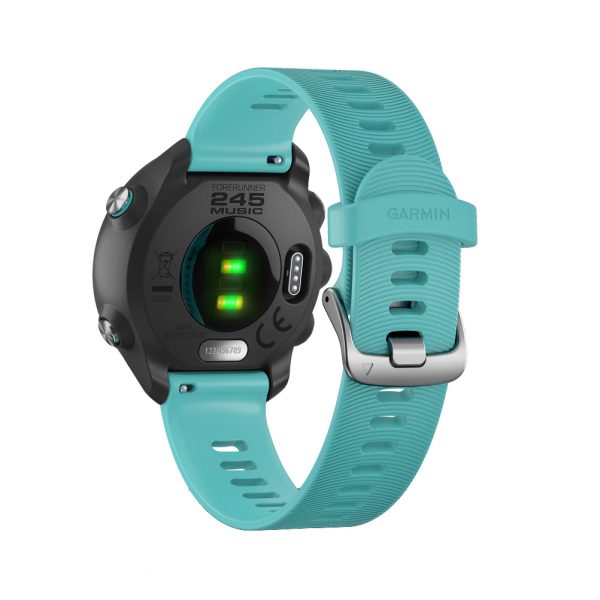 Garmin Forerunner 245 Music HRM Running Watch - Aqua - Image 2