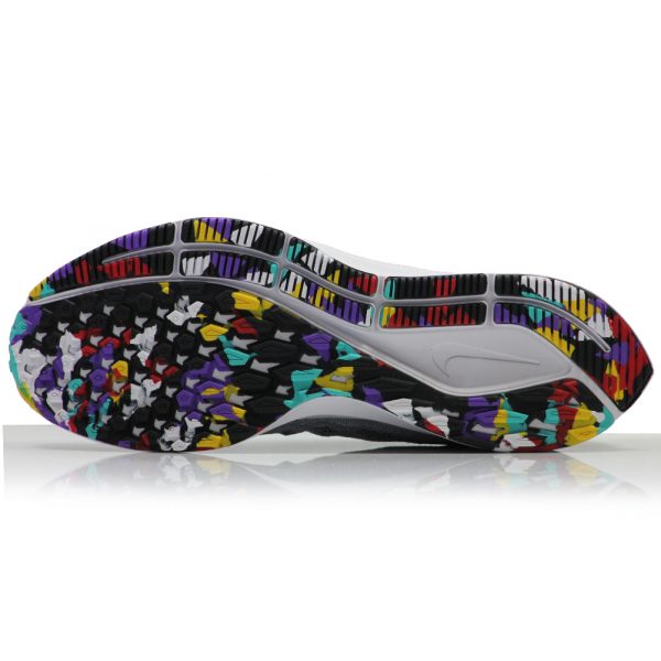 Nike Air Zoom Pegasus 36 Men's Running Shoe - White/Hyper Grape/Hyper Jade/Black sole