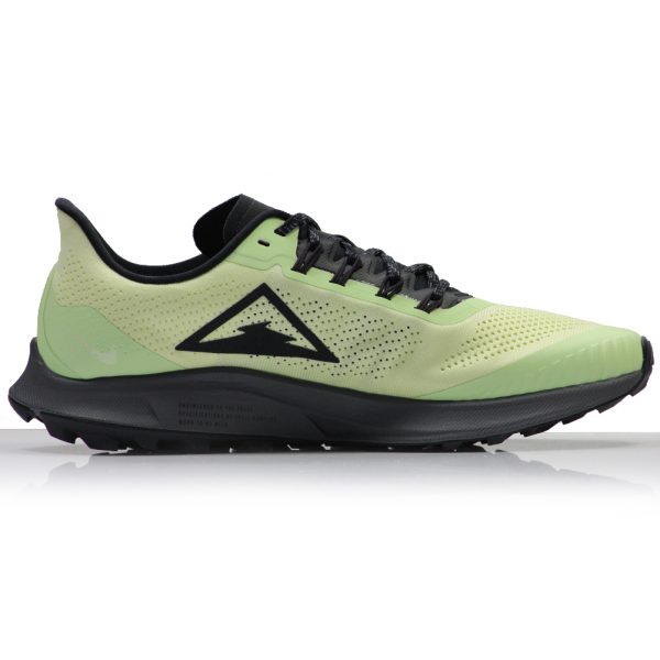 Nike Air Zoom Pegasus 36 Men's Trail Running Shoe - Luminous Green/Black/Lab Green/Burgundy Ash back