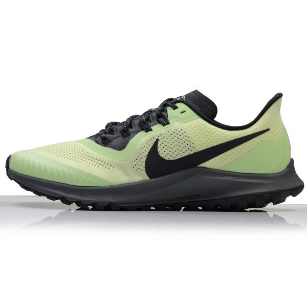 Nike Air Zoom Pegasus 36 Men's Trail Running Shoe - Luminous Green/Black/Lab Green/Burgundy Ash side