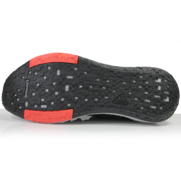 adidas Pulseboost HD Men's Running Shoe -Core Black/Grey Five/Solar Red Sole