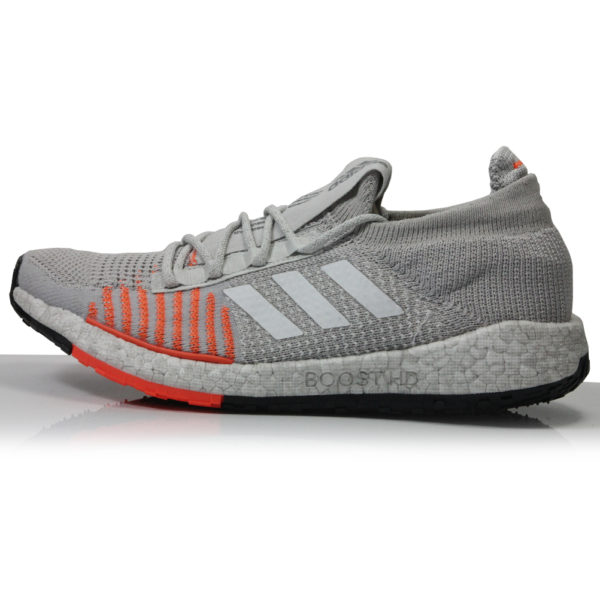 adidas Pulseboost HD Women's Running Shoe -Grey/White/Hi-Res Coral Sole