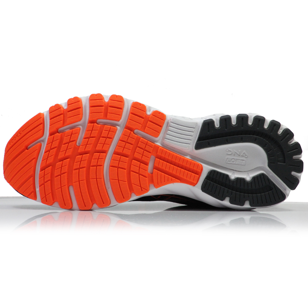 Brooks Adrenaline GTS 19 Men's Running Shoe - Black/Orange/Silver | The ...