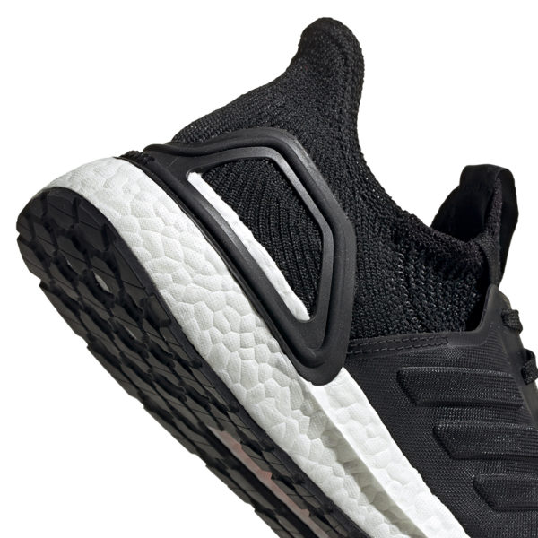 adidas Ultra Boost 19 Men's Running Shoe - Core Black heel counter