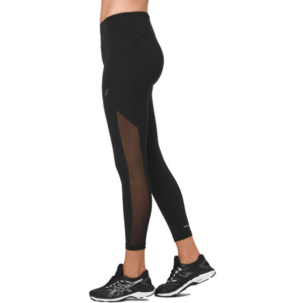 Asics Women's Running Crop Tight side view of model