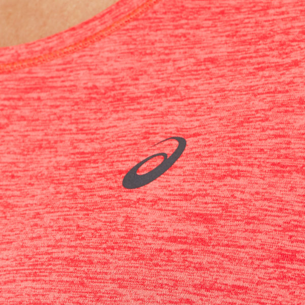 Asics Seamless Texture Long Sleeve Women's laser pink logo