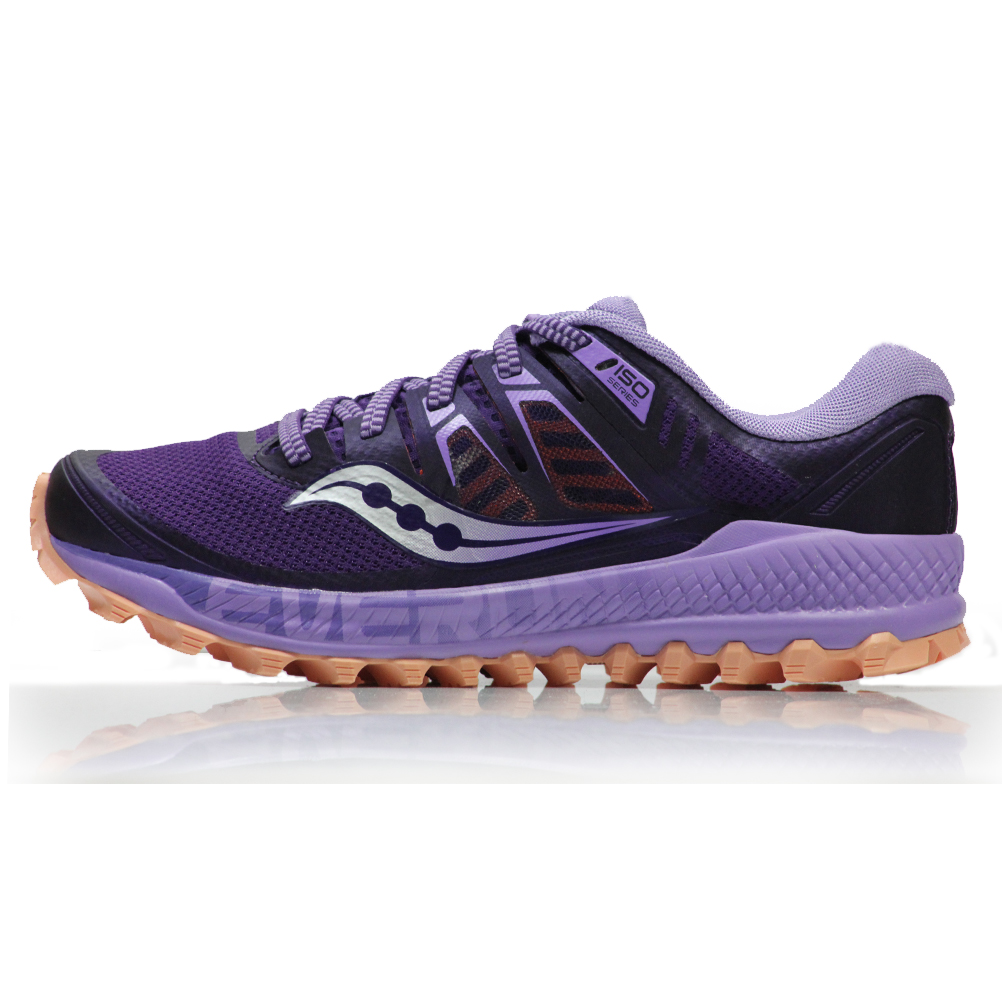 Saucony Peregrine ISO Women's Trail Shoe - Purple/Peach | The Running ...