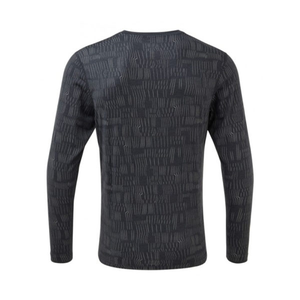 Ronhill Momentum Afterlight Long Sleeve charcoal back
