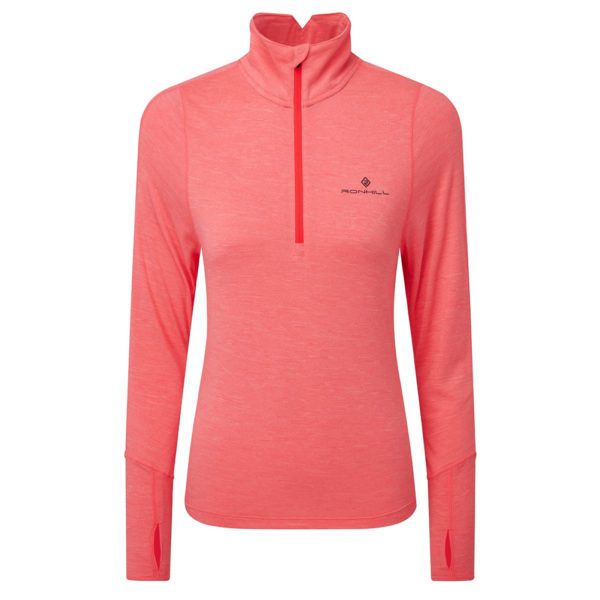 Ronhill Stride Thermal Halfzip Long Sleeve Front