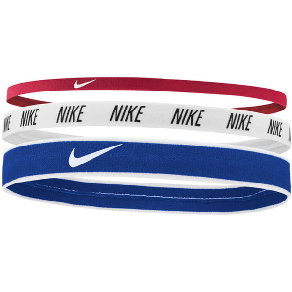 Nike Mixed Width Headbands 3 Pack - Gym Red/White/Game Royal | The ...