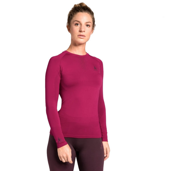 Odlo SUW Performance Crew Warm Women's Long Sleeve Top Front