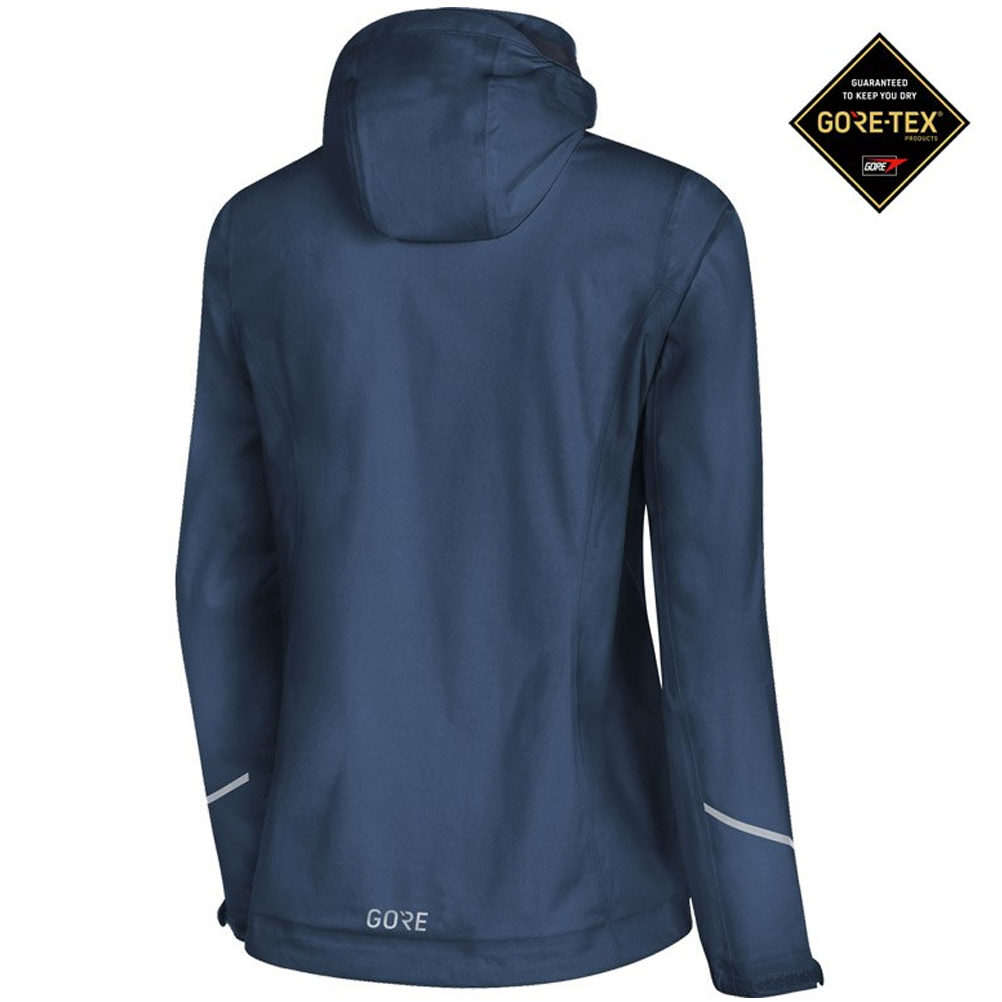 Gore Wear Gore-Tex Women's Hooded Running Jacket - Deep | The Running