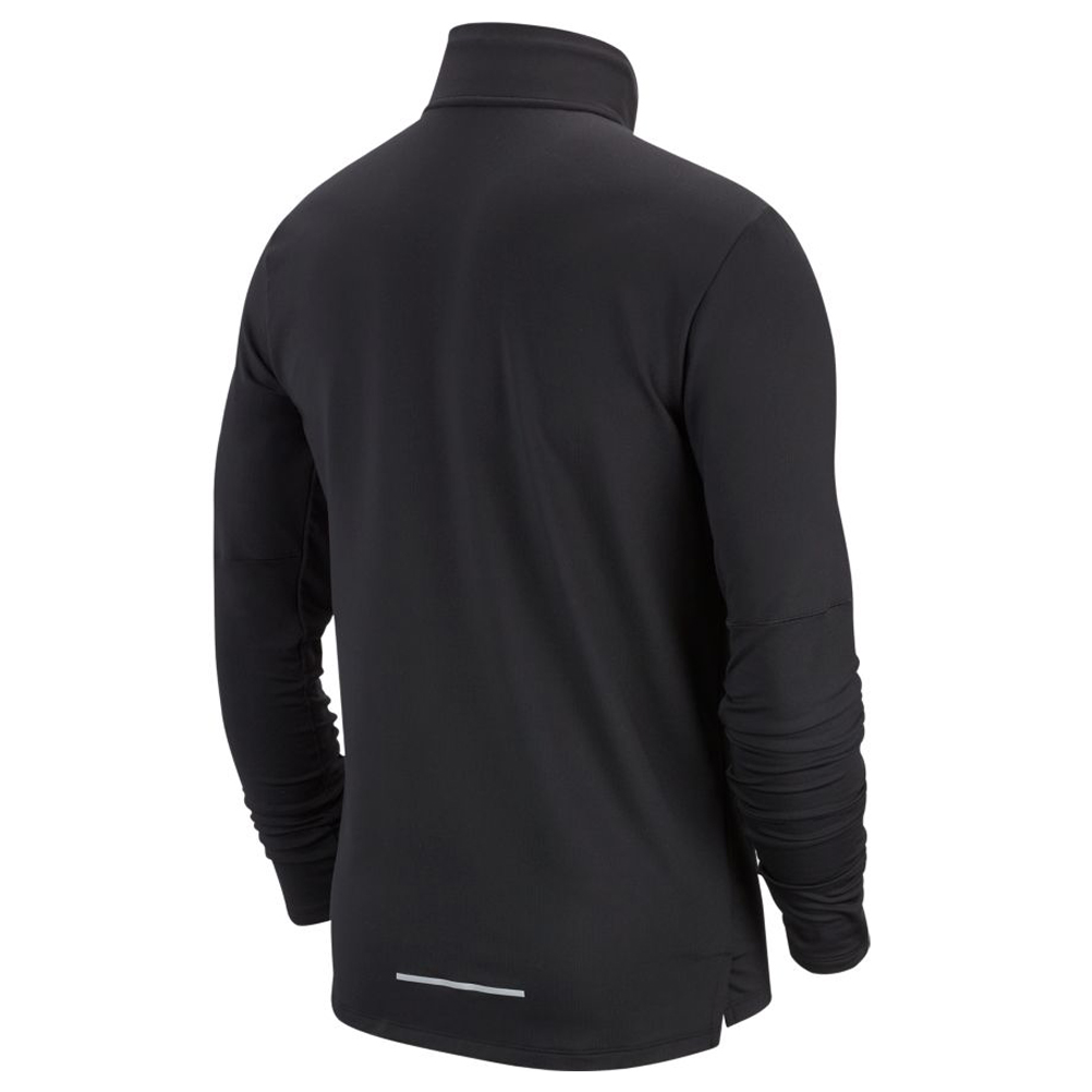 Nike Element Half Zip Men's Running Top - Black/Reflective Silver | The ...
