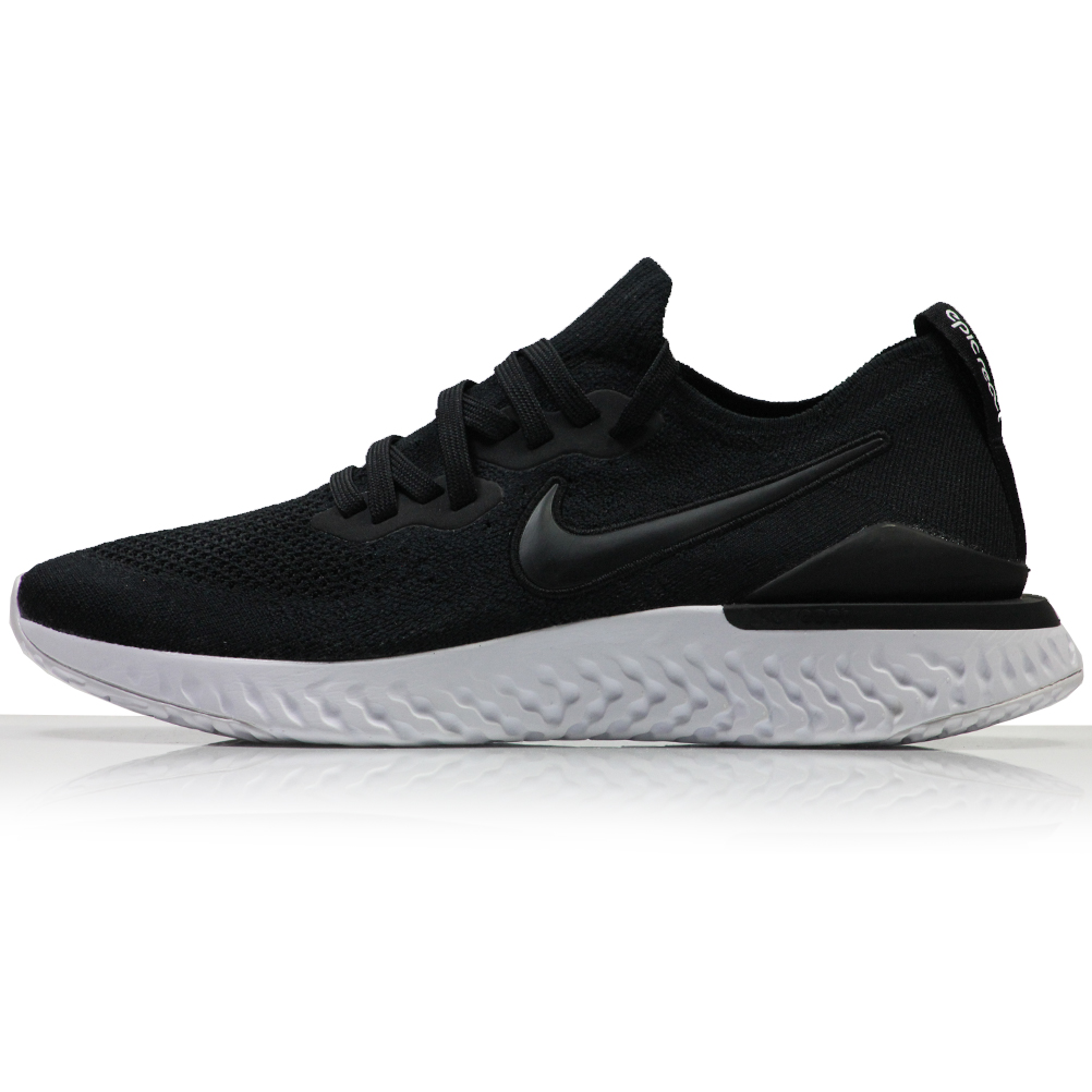 Nike Epic React Flyknit 2 Men's Running Shoe Black/White/White/Black | The Running Outlet