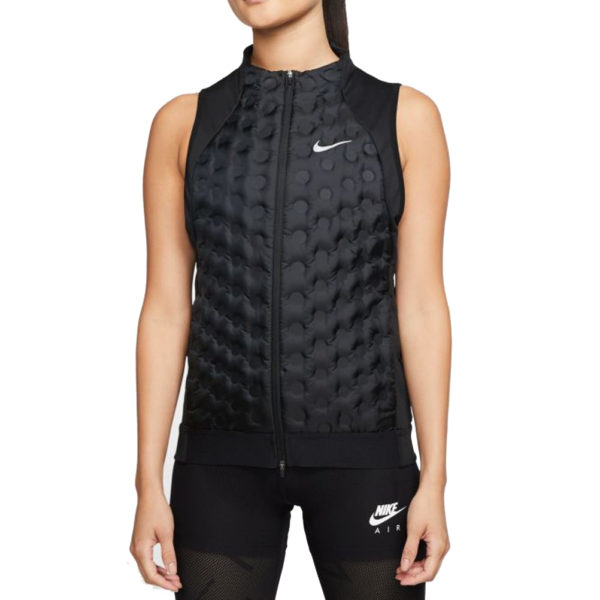 Nike Aeroloft Women's Running Vest - Black/Reflective Silver | The ...