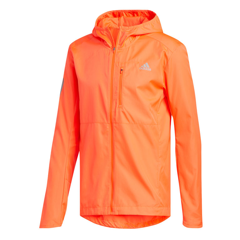 adidas Own The Run Men's Jacket - Solar Red | The Running Outlet