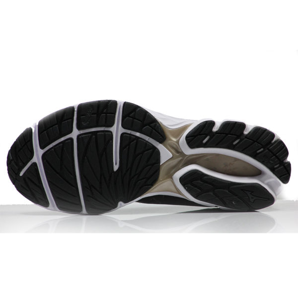Mizuno Wave Rider 23 Women's Running Shoe - Black/Dark Shadow Black Sole