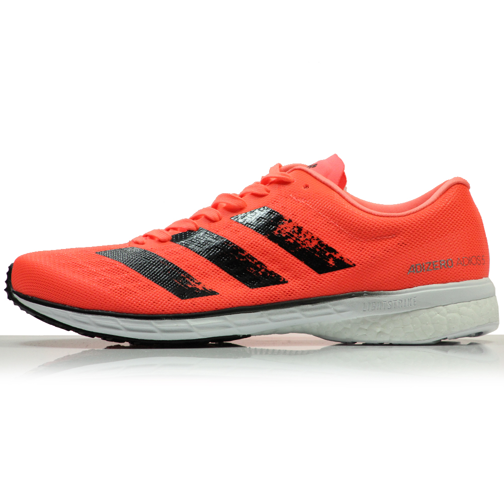 Adizero Adios 5 Men's Running Shoe - Signal Coral/Core Black | The Running Outlet