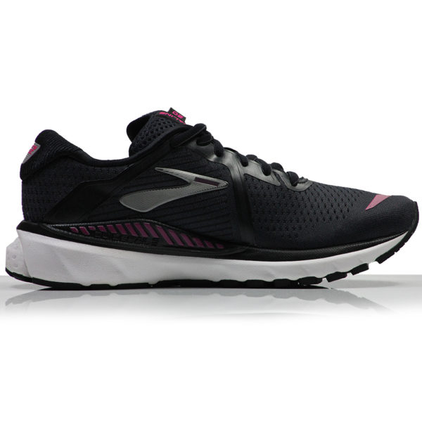 Brooks Adrenaline GTS 20 Women's Running Shoe - Black/White - Image 2