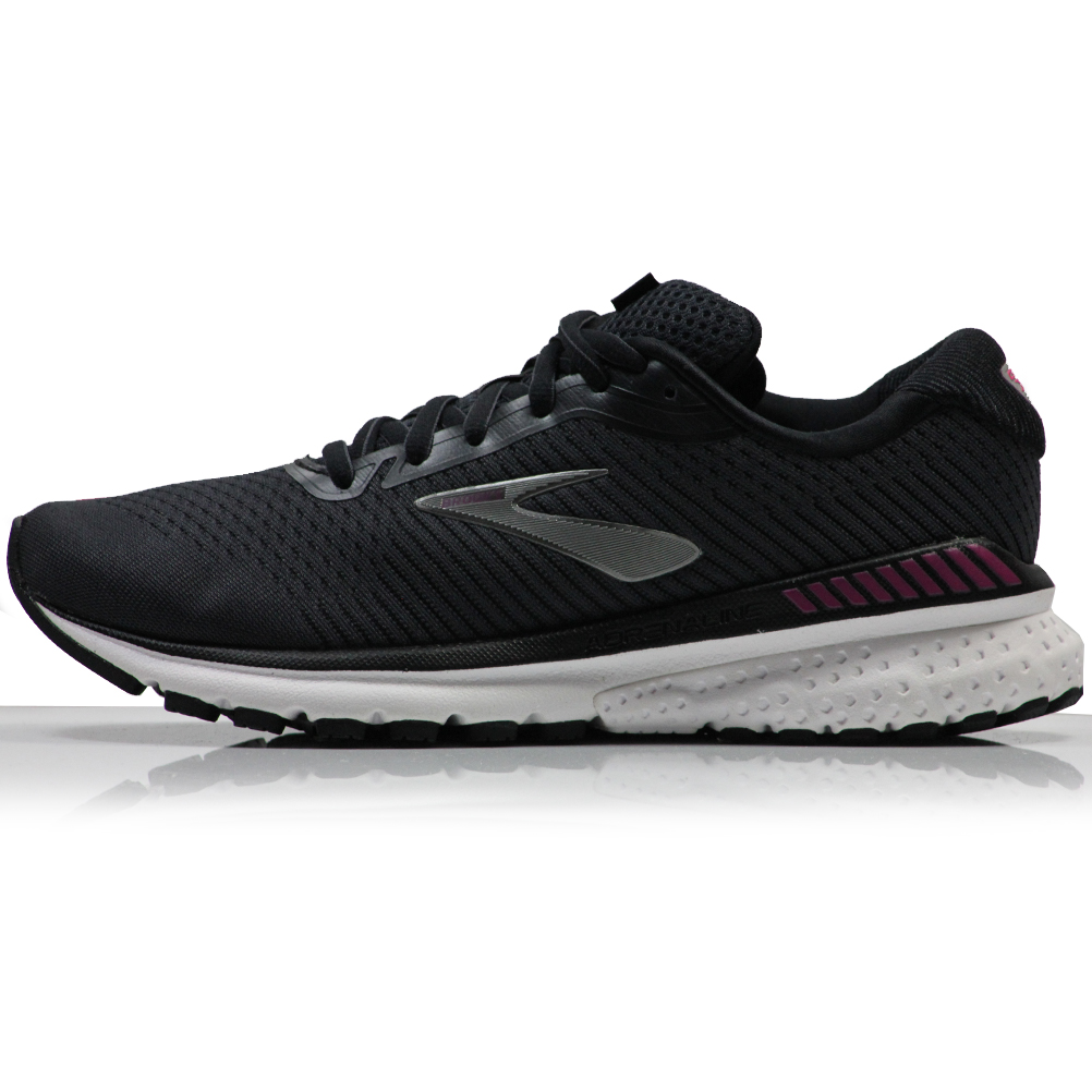 Brooks Adrenaline GTS 20 Women's Running Shoe - Black/White | The ...