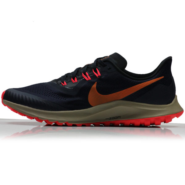 Nike Air Zoom Pegasus 36 Men's Trail Running Shoe - Obsidian/Magma ...