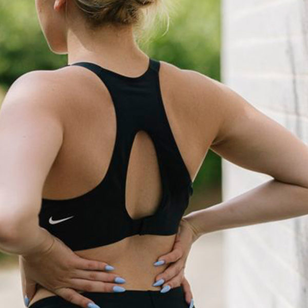 Nike Rival Women's Sports Bra - Black Back