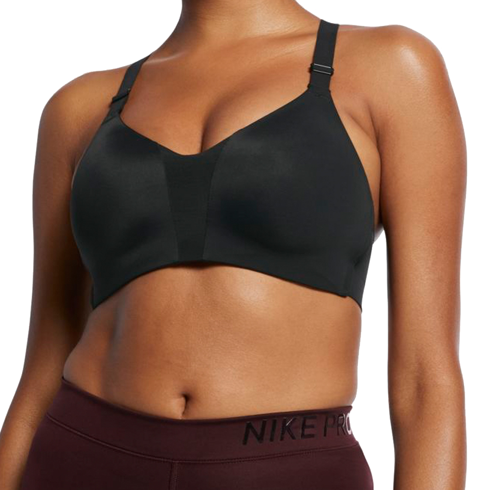 Nike Rival Women's Plus Size Sports Bra Size 32F High Support Black