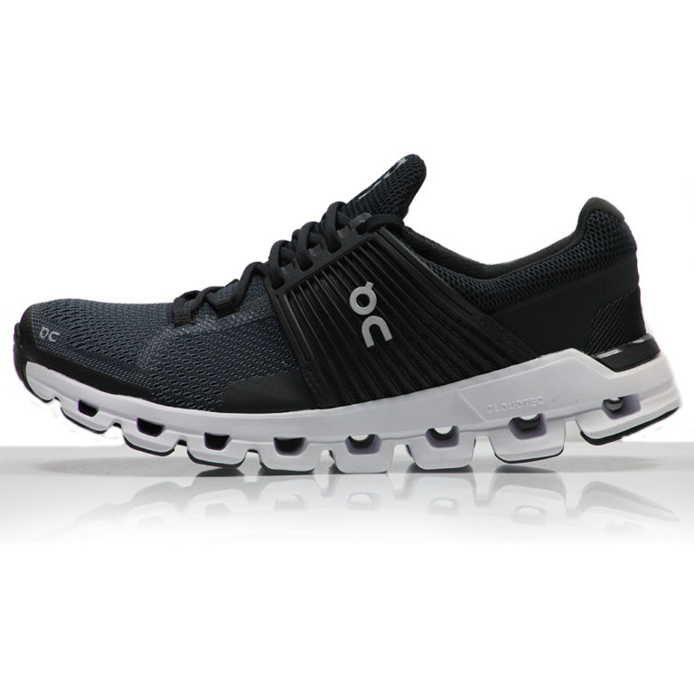 On Cloudswift Women's Running Shoe - Black/Rock | The Running Outlet