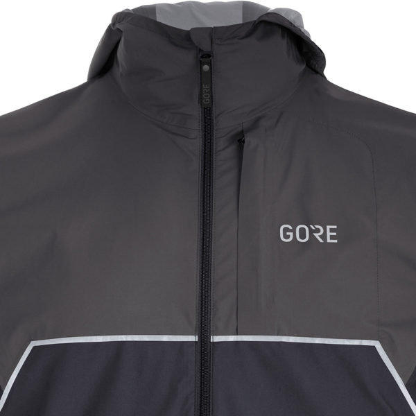 Gore Wear R7 Partial Gore-Tex Infinium Men's Running Jacket black detail