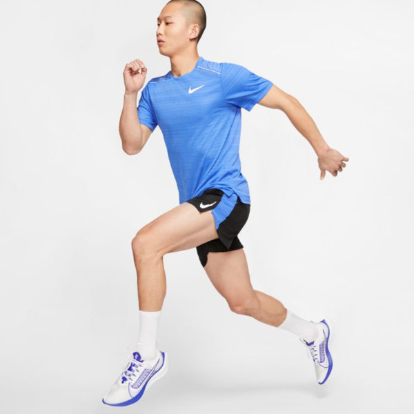 Nike Men's Miler Short Sleeve Running Tee Model Running