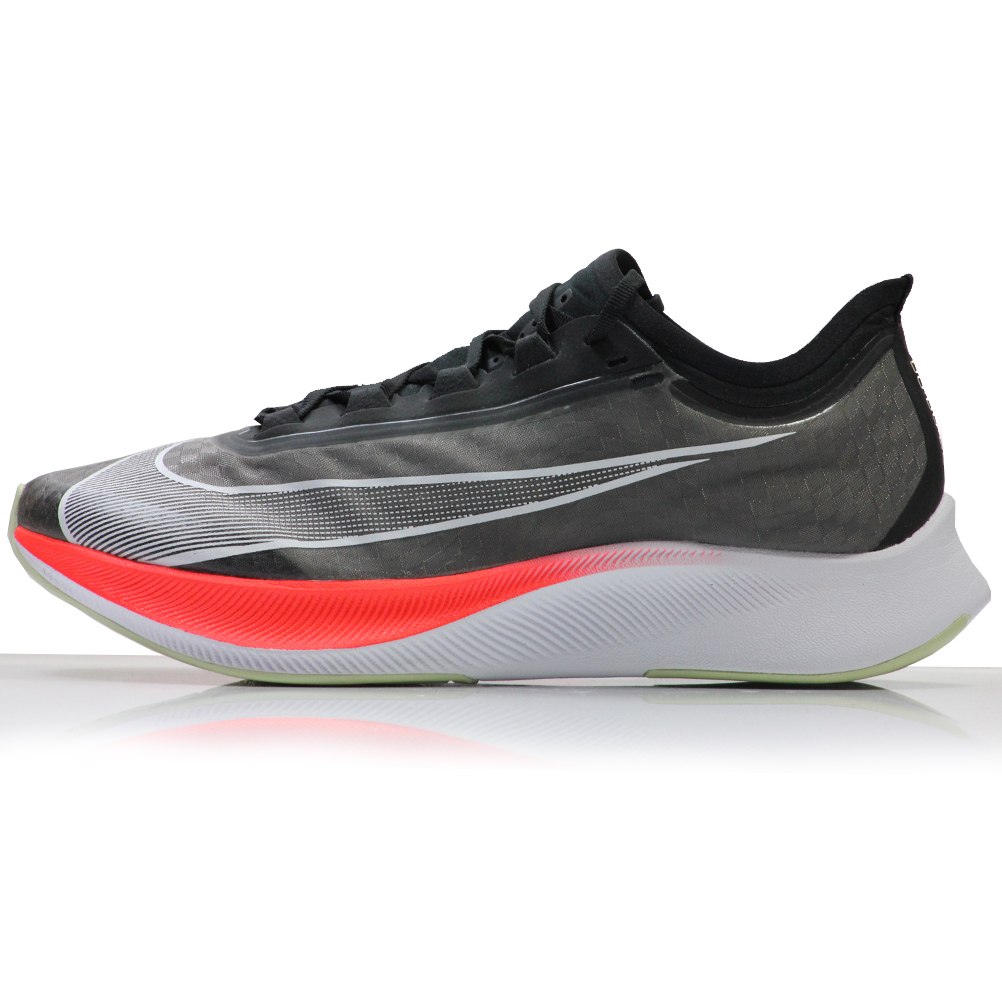 Nike Zoom Fly 3 Men's Shoe - Black/Laser Crimson/Olive Aura | The Running