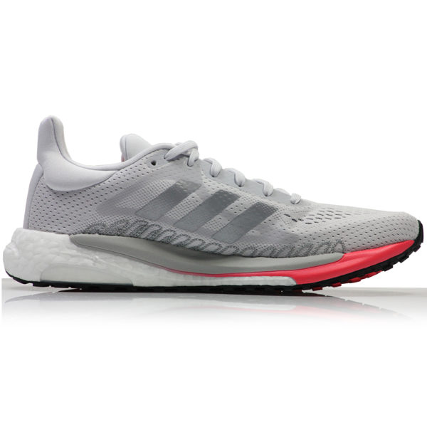 adidas Solar Glide 3 Women's Running Shoe - Dash Grey/Silver Met/Signal Pink - Image 2
