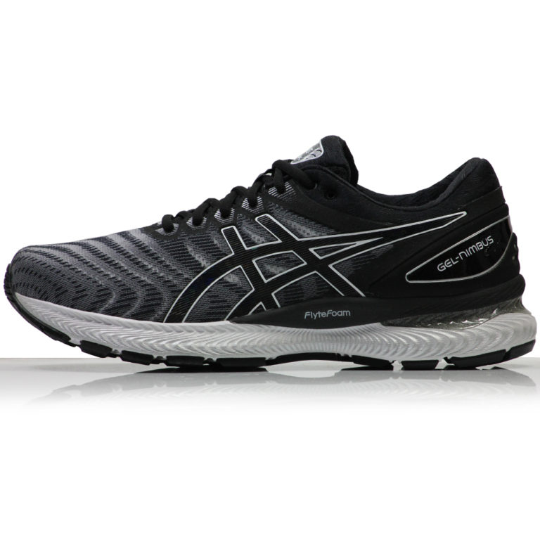 gel nimbus 22 white black