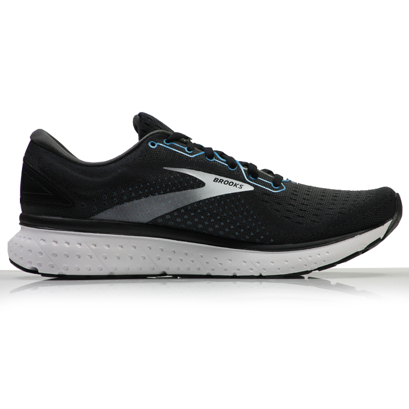 Brooks Glycerin 18 Men's Running Shoe - Black/Atomic Blue | The Running ...