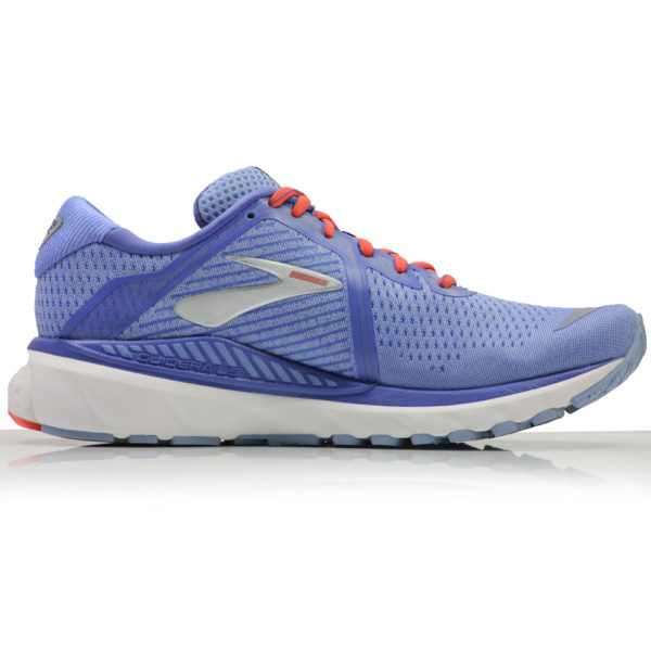 Brooks Adrenaline GTS 20 Women's Running Shoe - Bel Air Blue/Coral/Silver - Image 2