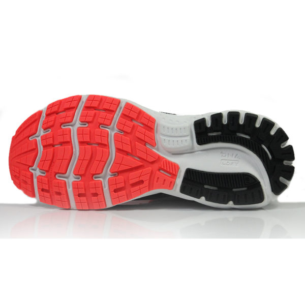 Brooks Ghost 13 Women's Running Shoe - Black/Ebony/Coral - Image 3