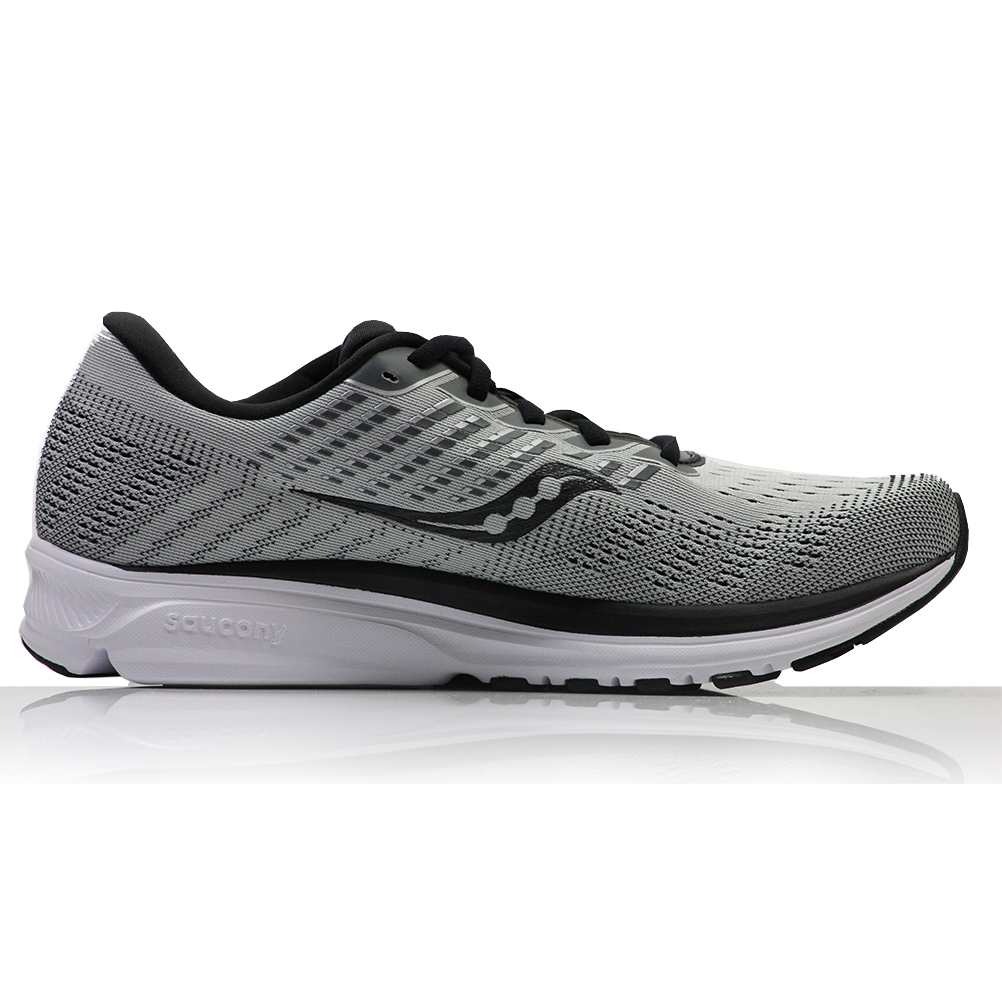 Saucony Ride 13 Men's Running Shoe - Alloy/Black | The Running Outlet