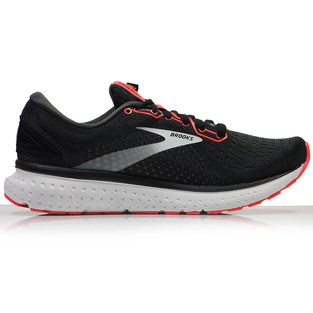Brooks Glycerin 18 Women's Running Shoe - Black/Coral/White | The ...