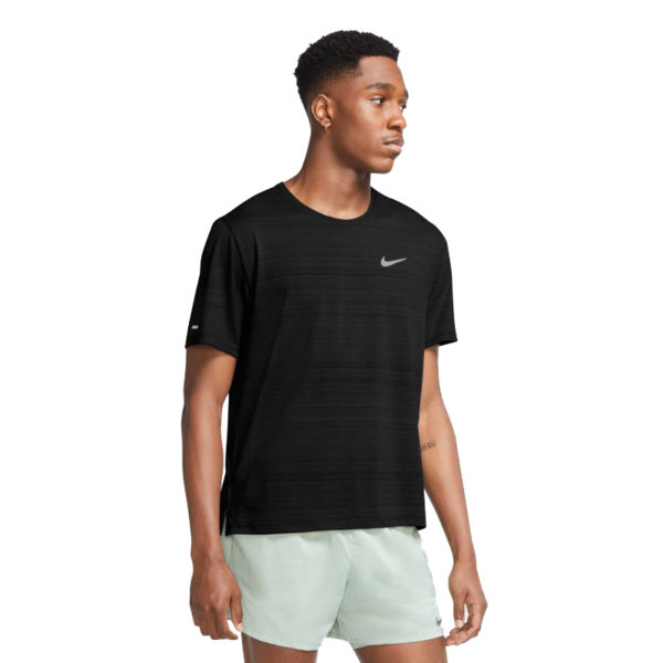 Nike Men's DF Miler Short Sleeve Running Tee Model Front