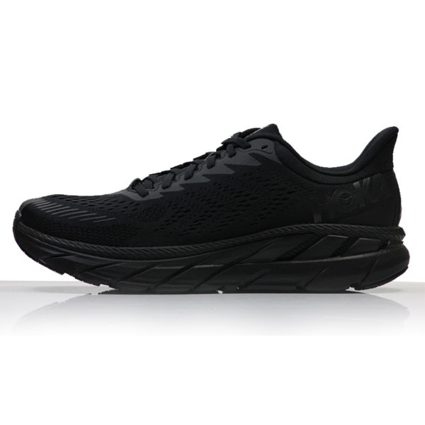 Hoka One One Clifton 7 Men's Running Shoe - Black/Black | The Running ...